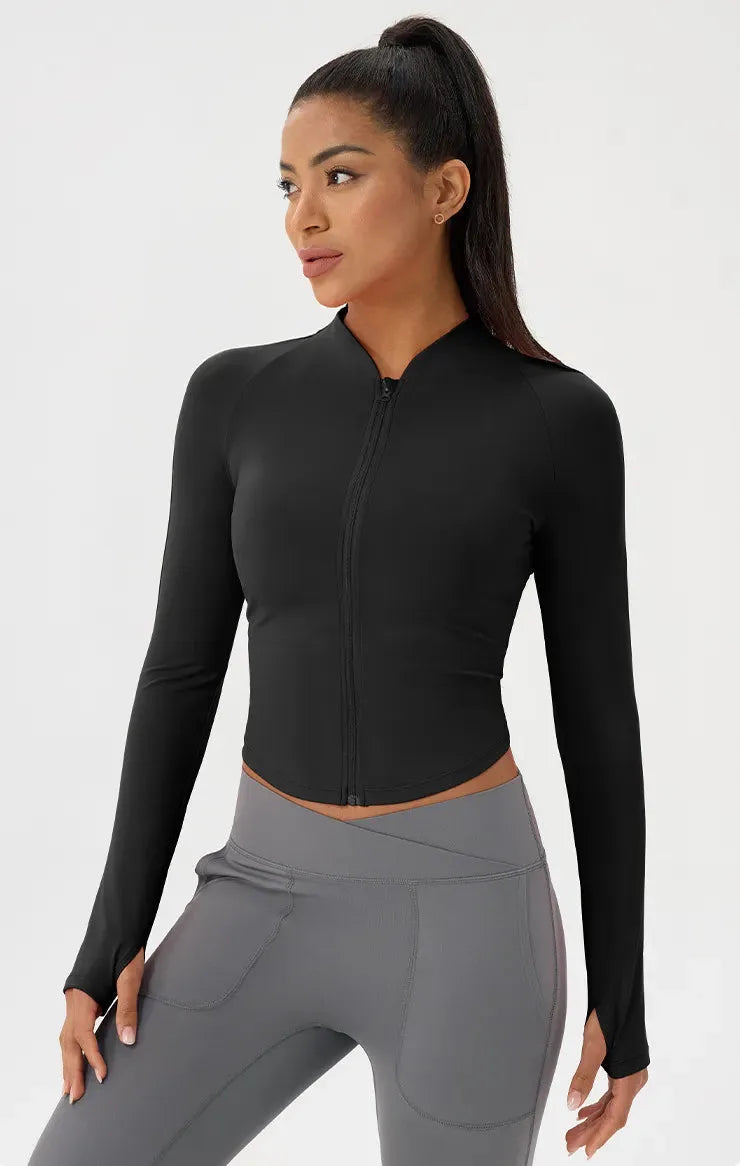 Veste femme yoga séchage rapide technique — edge