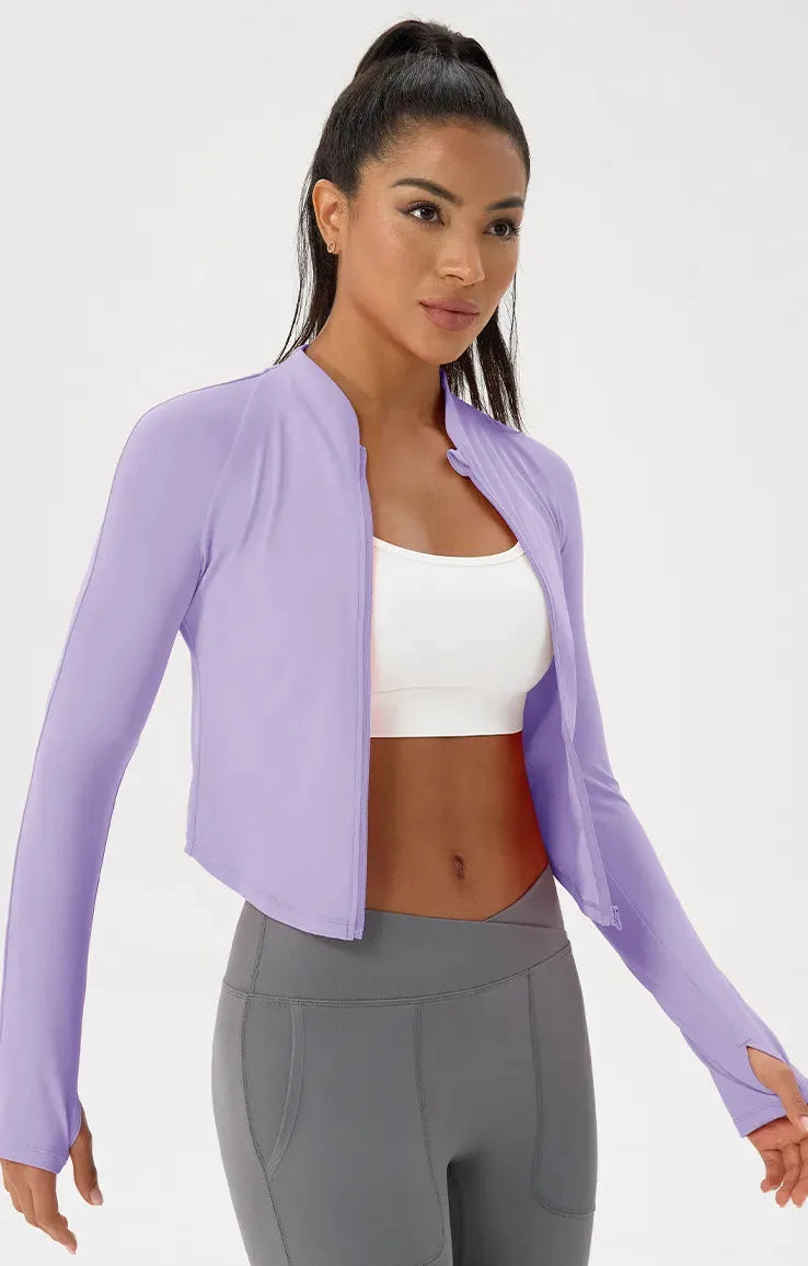 Veste femme yoga séchage rapide technique — edge