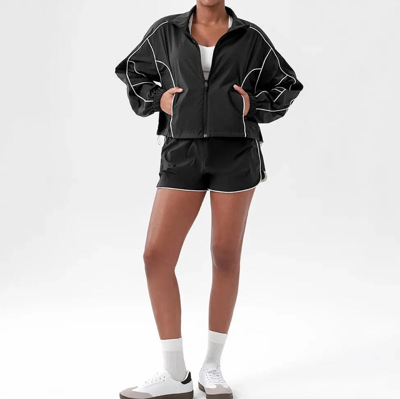 Veste survêtement femme zip respirant — edge