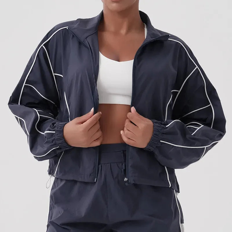 Veste survêtement femme zip respirant — edge